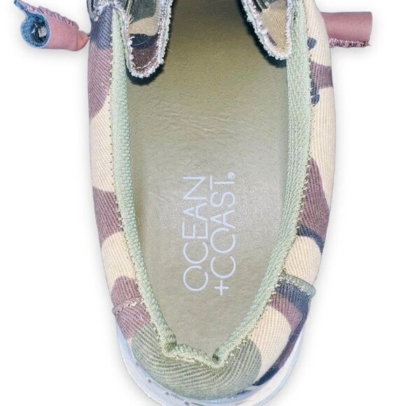 Ocean + Coast Coaster Camo Slip-on‎ Comfort Shoes 2150 Men\'s 10